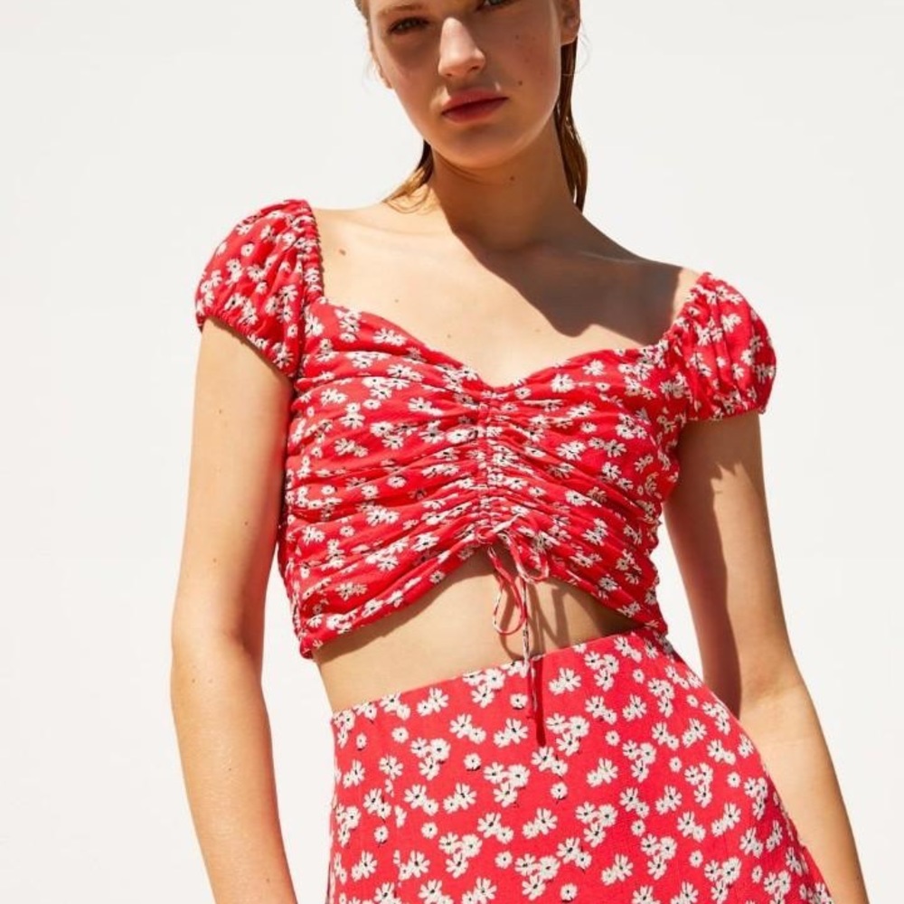 NWT Zara Crop Top Size M